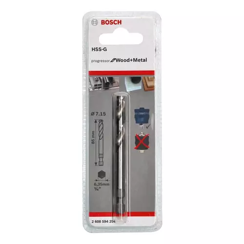 BOSCH Strediaci vrták Plus HSS-G Ø 7,15x85 mm (3)