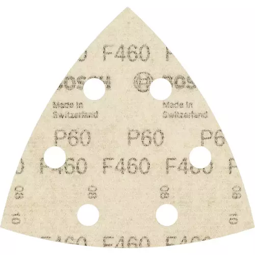 BOSCH Brúsny papier PRO F460, 93 × 93 mm, G60, 5 ks (5)