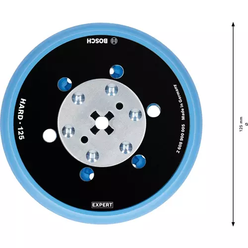 BOSCH Univerzálna brúsna podložka EXPERT Multihole, 125 mm, tvrdá (5)