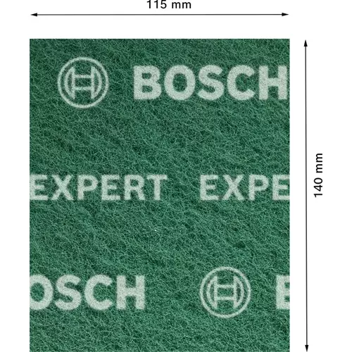 BOSCH Vlnená podložka na ručné brúsenie EXPERT N880,115 x 140 mm, všeobecné použitie XS, 2 ks (4)