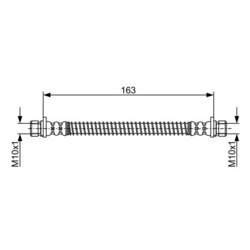 Brzdová hadica BOSCH 1 987 481 942 - obr. 4