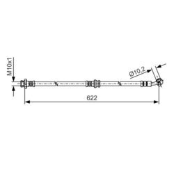 Brzdová hadica BOSCH 1 987 481 A31 - obr. 4