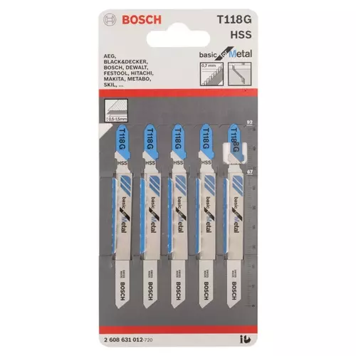 BOSCH Pílový list do priamočiarych píl T 118 G (3)