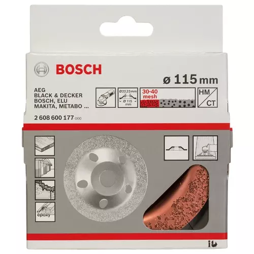 BOSCH Miskovitý brúsny kotúč so zrnom z tvrdého kovu (3)