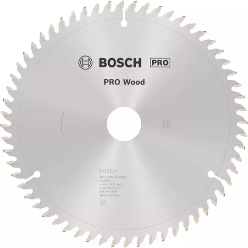 BOSCH Kotúč PRO Wood na drevo pre okružné píly, 216 x 2,8 x 30 mm (6)