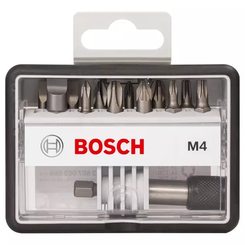 BOSCH 12+1-dielna sada skrutkovacích bitov M PH/PZ/T/S Robust Line, verzia Extra Hard (3)