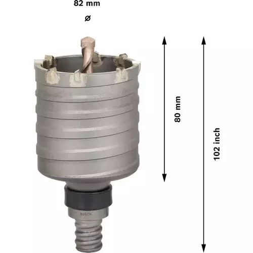 BOSCH Vŕtacia korunka PRO SDS max-5 Core Cutter, 82 x 80 x 102 mm (4)