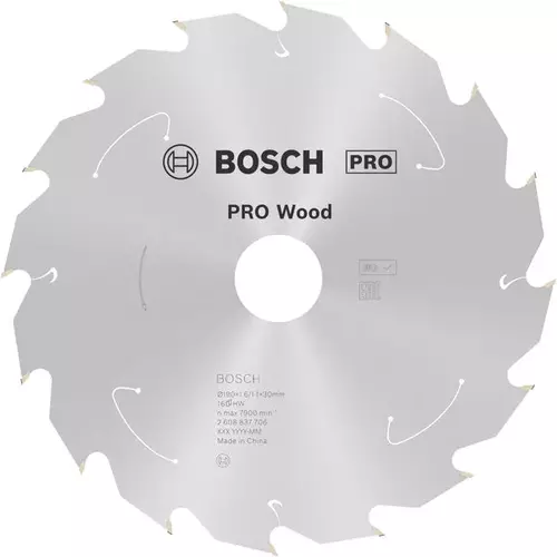 BOSCH Kotúč PRO Wood cordless na drevo pre akumulátorové okružné píly, 190 x 1,6 x 30 mm (6)