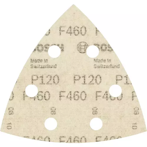 BOSCH Brúsny papier PRO F460, 93 × 93 mm, G120, 5 ks (4)