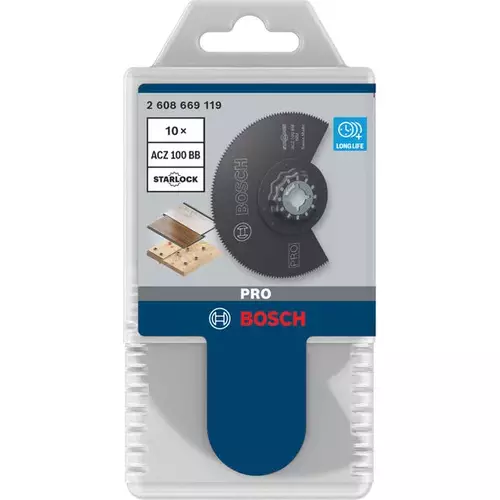 BOSCH Pílový list PRO ACZ 100 BB pre viacúčelové náradie, 100 mm (3)