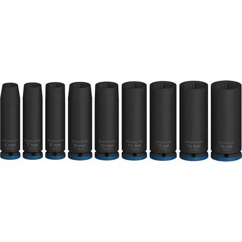 BOSCH Sada nástrčných kľúčov PRO Impact Socket Set, 1/4