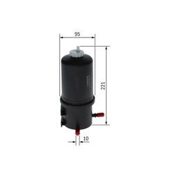 Palivový filter BOSCH F 026 402 828 - obr. 4