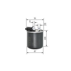 Palivový filter BOSCH F 026 402 838 - obr. 4