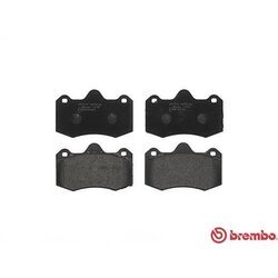 Sada brzdových platničiek kotúčovej brzdy BREMBO P 47 001 - obr. 1