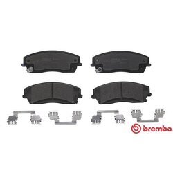 Sada brzdových platničiek kotúčovej brzdy BREMBO P 18 034 - obr. 1