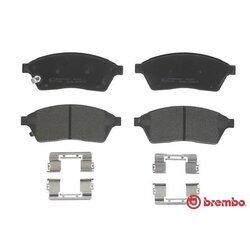 Sada brzdových platničiek kotúčovej brzdy BREMBO P 09 009 - obr. 1