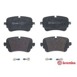 Sada brzdových platničiek kotúčovej brzdy BREMBO P 85 161 - obr. 1