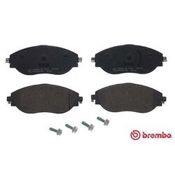 Sada brzdových platničiek kotúčovej brzdy BREMBO P 85 166 - obr. 1