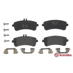 Sada brzdových platničiek kotúčovej brzdy BREMBO P 50 125 - obr. 1