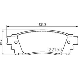 Sada brzdových platničiek kotúčovej brzdy BREMBO P 83 166