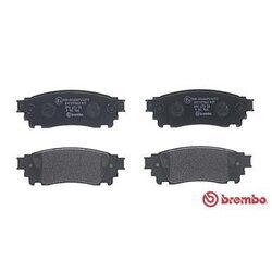 Sada brzdových platničiek kotúčovej brzdy BREMBO P 83 166 - obr. 1