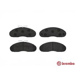 Sada brzdových platničiek kotúčovej brzdy BREMBO P 68 013 - obr. 1