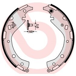 Sada brzdových čeľustí BREMBO S 83 549