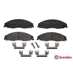 Sada brzdových platničiek kotúčovej brzdy BREMBO P 09 011 - obr. 1