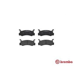 Sada brzdových platničiek kotúčovej brzdy BREMBO P 49 005 - obr. 1