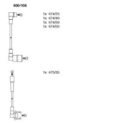 Sada zapaľovacích káblov BREMI 600/108