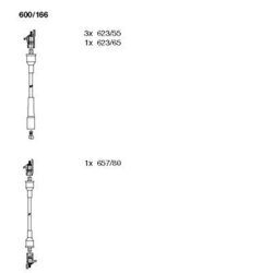 Sada zapaľovacích káblov BREMI 600/166