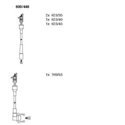 Sada zapaľovacích káblov BREMI 600/449