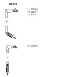 Sada zapaľovacích káblov BREMI 600/313
