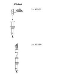 Sada zapaľovacích káblov BREMI 300/744