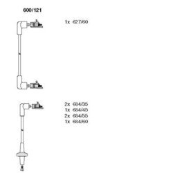 Sada zapaľovacích káblov BREMI 600/121