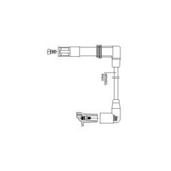 Zapaľovací kábel BREMI 1A13/26