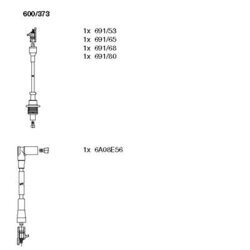 Sada zapaľovacích káblov BREMI 600/373
