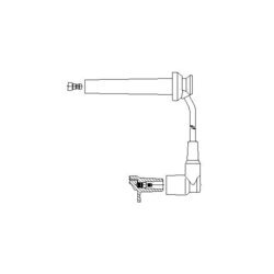 Zapaľovací kábel BREMI 8A15/90