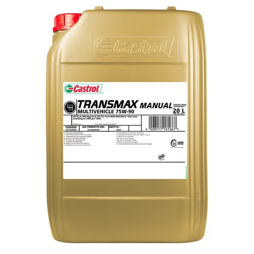 CASTROL TRANSMAX Manual MV 75W-90 20L