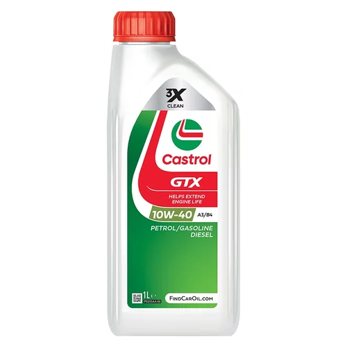 Motorový olej CASTROL GTX ULTRACLEAN 10W-40 A3/B4 1L