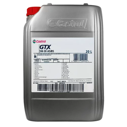 CASTROL GTX 5W-30 A5/B5 20L