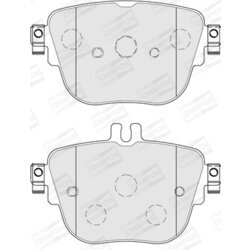 Sada brzdových platničiek kotúčovej brzdy CHAMPION 573845CH