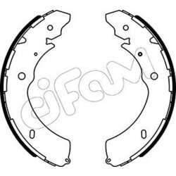 Sada brzdových čeľustí CIFAM 153-572