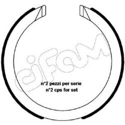 Sada brzd. čeľustí parkov. brzdy CIFAM 153-483