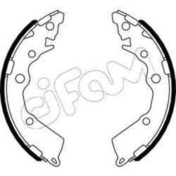 Sada brzdových čeľustí CIFAM 153-588