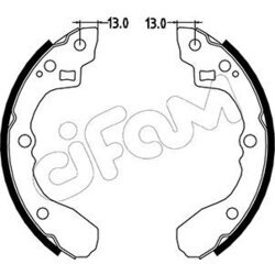 Sada brzdových čeľustí CIFAM 153-213
