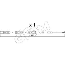 Výstražný kontakt opotrebenia brzdového obloženia CIFAM SU.375