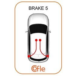 Ťažné lanko parkovacej brzdy COFLE 92.1.KI012 - obr. 1