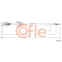 Hriadeľ tachometra COFLE 92.S31110