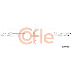 Lanko ručnej prevodovky COFLE 92.2CB.CT005